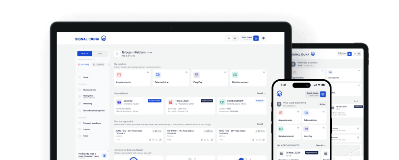 SIGNAL IDUNA Signal Care Assistant hero image